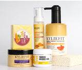 Coffret de soins pour la peau au curcuma bio AILKE : réduit l’acné, nettoie la peau, exfolie, éclaircit le teint, unifie le teint et améliore l’hydratation des peaux sèches.