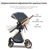 Poussette bébé 3 en 1 poussette légère pour nouveau-nés voyage pliable bébé voitures infantile poussette landau siège auto bébé