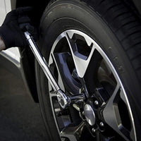 Clé dynamométrique à cliquet DayPlus 28-210Nm, clé à écrou de roue de boulon de roue de 1/2" incl. Douilles d'extension et de boulon de roue 17 mm-19 mm-21 mm