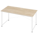 Bureau d'ordinateur WOLTU avec structure en métal, table de travail moderne et spacieuse pour la maison, le bureau ou la chambre. Idéal pour écrire, étudier ou jouer.