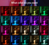 Bâton lumineux RGB avec trépied, lampe LED colorée pour fête, flash portable, éclairage photo et vidéo