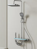 HOfraîchement-Système de douche avec lumières, ensemble de douche en verre du Guatemala, affichage numérique, ensemble de douche de centre commercial en cuivre