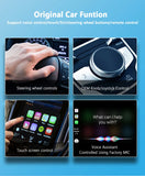 Clé intelligente CarPlay sans fil 2 en 1 Android Auto, compatible 2024, 5G, Wi-Fi, pour iPhone, téléphones Android, Volvo, Mercedes-Benz, MG, Kia.