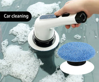 Brosse de nettoyage électrique 9 en 1 2000 mAh, outil de nettoyage pour salon, salle de bain et cuisine