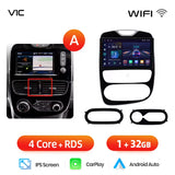 Autoradio Junsun CarPlay Android Auto pour Renault Clio 4 ZOE 2012-2017, système GPS intelligent, stéréo multimédia