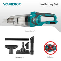 Aspirateur électrique sans fil multifonction YOFIDRA 1500W, outil portatif pour le nettoyage de la neige et de la poussière, compatible avec les batteries Makita.