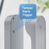 Sonnette vidéo intelligente WiFi TMEZON 1080p rechargeable avec carillon, alarme infrarouge et caméra de sécurité sans fil, compatible avec l'application CloudEdge.
