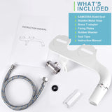 SAMODRA – pulvérisateur de Bidet pour main droite/gauche, Non électrique, double buse, siège de toilette, douche hygiénique pour accessoires de salle de bains