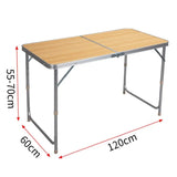 WOLTU Table de Camping pliante légère et pliable, Table de pique-nique de jardin, Table de bureau pour balcon, marché, cuisine, Barbecue extérieur