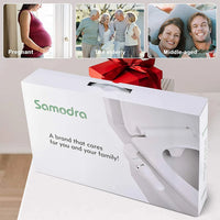 SAMODRA Bidet de toilette Ultra-mince, fixation de siège de toilette avec entrée en laiton, pression d'eau réglable, salle de bain, douche hygiénique