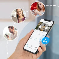 Sonnette vidéo intelligente WiFi TMEZON 1080p rechargeable avec carillon, alarme infrarouge et caméra de sécurité sans fil, compatible avec l'application CloudEdge.