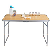 WOLTU Table de Camping pliante légère et pliable, Table de pique-nique de jardin, Table de bureau pour balcon, marché, cuisine, Barbecue extérieur