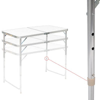 WOLTU Table de Camping pliante légère et pliable, Table de pique-nique de jardin, Table de bureau pour balcon, marché, cuisine, Barbecue extérieur