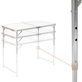 WOLTU Table de Camping pliante légère et pliable, Table de pique-nique de jardin, Table de bureau pour balcon, marché, cuisine, Barbecue extérieur
