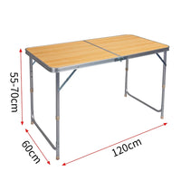 WOLTU Table de Camping pliante légère et pliable, Table de pique-nique de jardin, Table de bureau pour balcon, marché, cuisine, Barbecue extérieur
