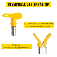 Kit de tuyau de pulvérisation de peinture sans air SucceBuy : tube en fibre haute pression de 15 m (50 pi) et 248 bars (3 600 psi), perche de 20 cm (8 po) avec buse 517 et protection de buse.