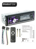 ESSGOO-Unité principale stéréo de voiture avec DAB + intégré, AM, FM, RDS, USB, AUX-in, SD, Bluetooth, simple, 1 DIN, télécommande, lecteur MP3