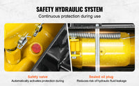SucceBuy Cric de sol hydraulique 2T à profil bas en fer, cric de course hydraulique pour voiture avec pompe de levage rapide à piston simple/double
