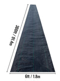 Toile de paillage SucceBuy 1,83 m x 91,44 m, géotextile résistant et robuste, tissé pour serres et jardins commerciaux.