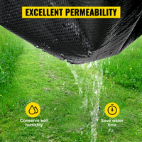 Toile de paillage SucceBuy 1,83 m x 91,44 m, géotextile résistant et robuste, tissé pour serres et jardins commerciaux.
