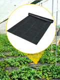 Toile de paillage SucceBuy 1,83 m x 91,44 m, géotextile résistant et robuste, tissé pour serres et jardins commerciaux.