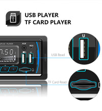 ESSGOO-Unité principale stéréo de voiture avec DAB + intégré, AM, FM, RDS, USB, AUX-in, SD, Bluetooth, simple, 1 DIN, télécommande, lecteur MP3
