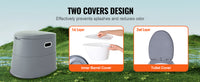 SucceBuy Toilettes portables pour camping Porta Pot avec seau intérieur amovible de 1,3 G Toilettes de voyage pour voyage de camping en plein air