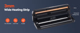 SucceBuy 60Kpa 100W Machine de scellage sous vide 5-en-1 scelleuse alimentaire multifonctionnelle avec système de scellage d'air automatique de coupe intégrée