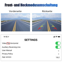ESSGOO Caméra de Recul Sans Fil 5G WIFI pour Téléphone Android iPhone Voiture IP67 Étanche Angle Large de 120° 1080P pour Camion, Remorque, Camping-Car, Van